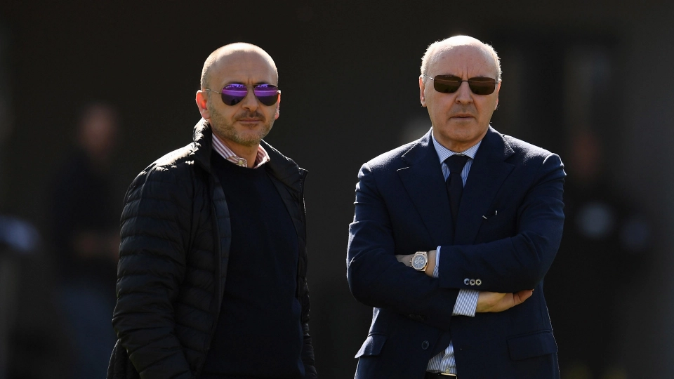 Ausilio e Marotta, direttore sportivo e presidente Inter