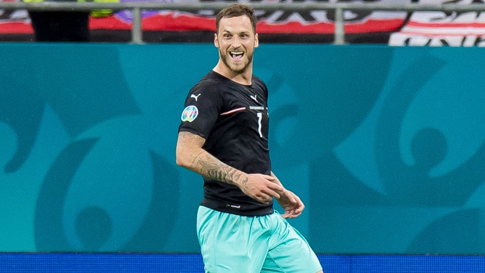 Austria forward Marko Arnautovic
