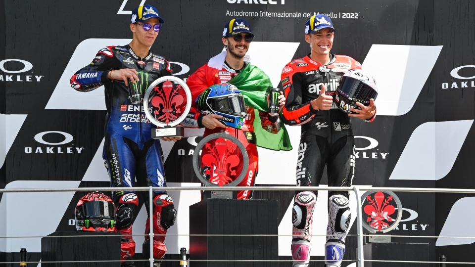 bagnaia espargarò quartararo