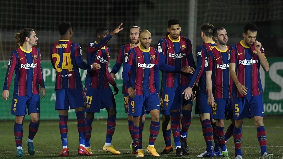 Barcelona at Cornella Copa del Rey 01212021 Barcelona at Cornella Copa del Rey 01212021