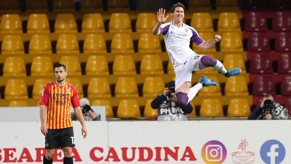 Benevento-Fiorentina Vlahovic
