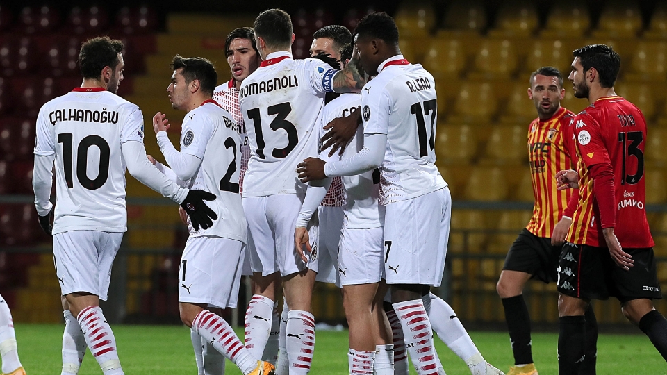 Benevento - Milan Serie A 01032020