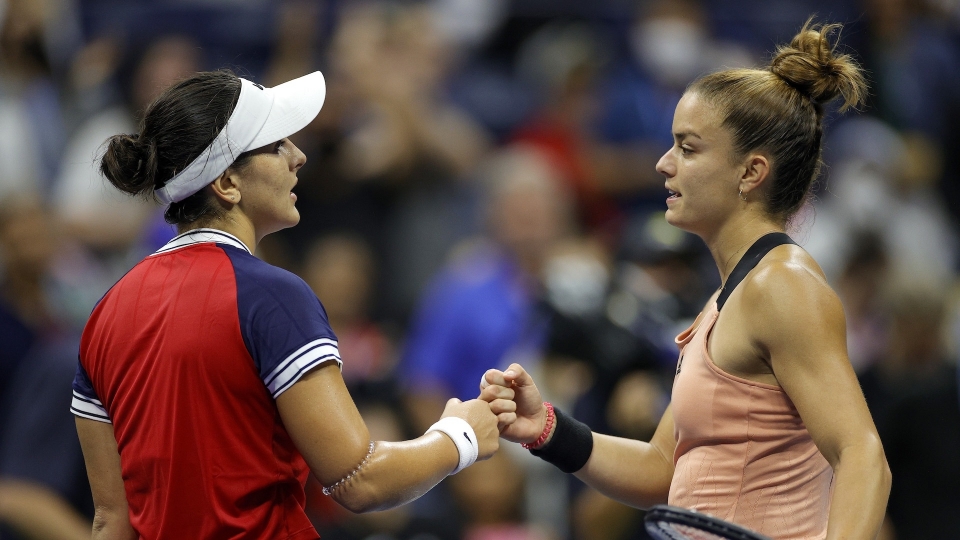 Bianca Andreescu Maria Sakkari Bianca Andreescu Maria Sakkari