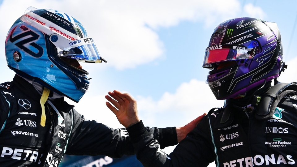 Bottas e Hamilton