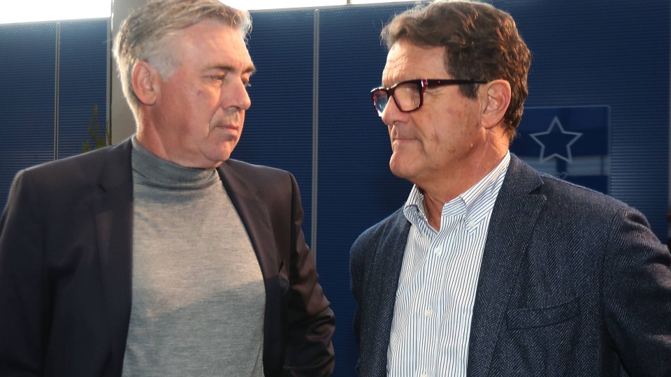 Carlo Ancelotti e Fabio Capello