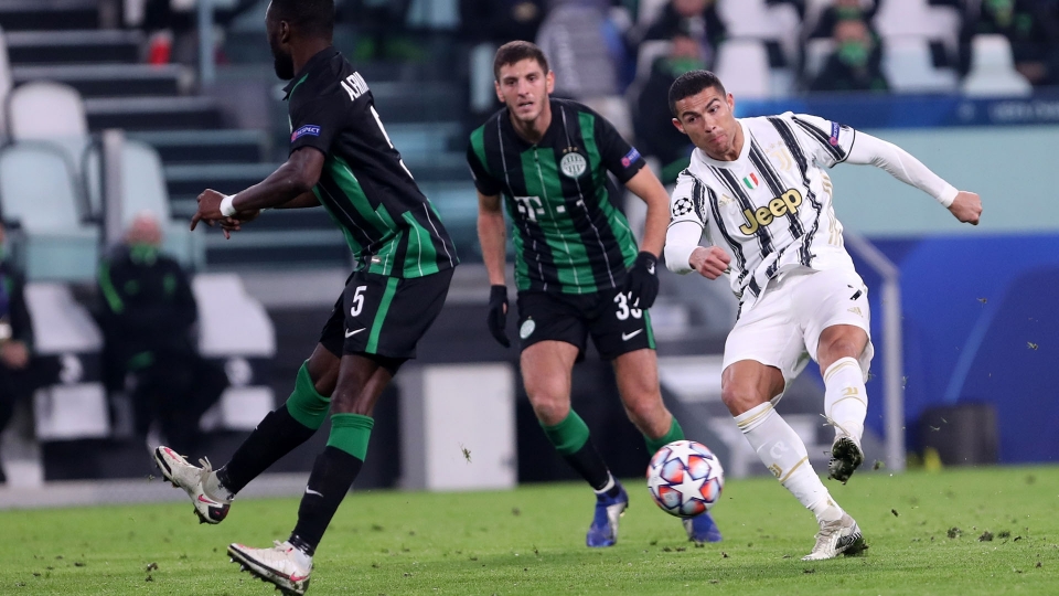 Champions League: Juventus-Ferencvaros 2-1, le foto