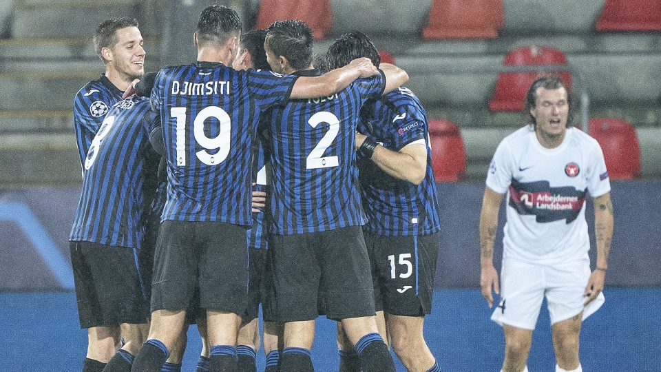 Champions League: le foto di Midtjylland-Atalanta 0-4