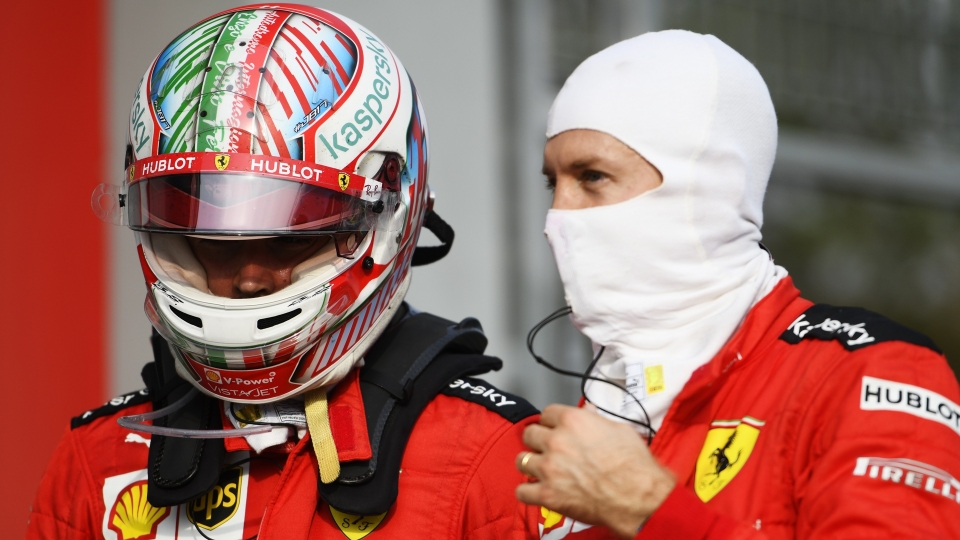 Charles Leclerc, Sebastian Vettel Charles Leclerc, Sebastian Vettel