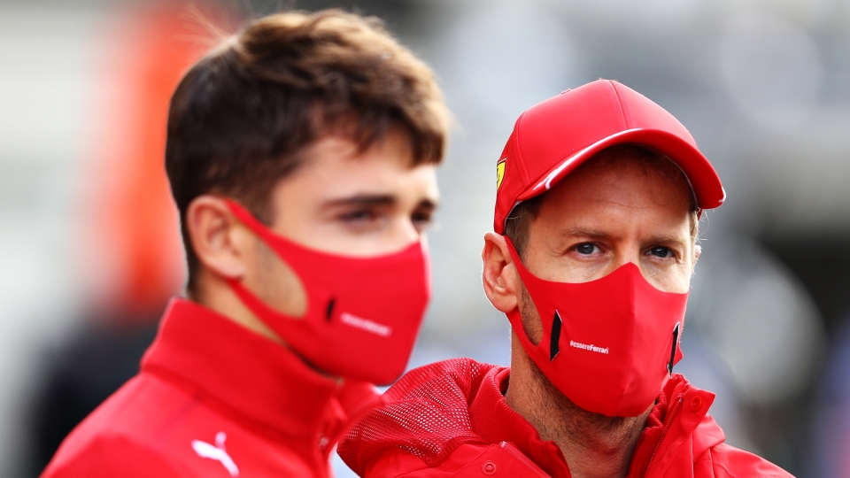 Charles Leclerc, Sebastian Vettel