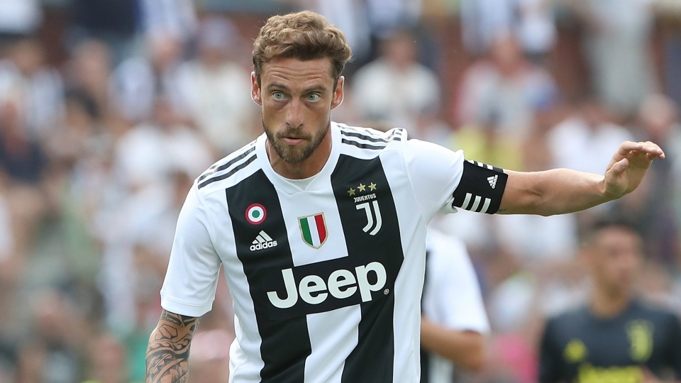 Claudio Marchisio in action for Juventus. Claudio Marchisio - cropped
