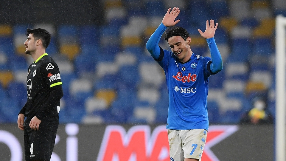 Coppa Italia: Napoli-Spezia 4-2, le foto