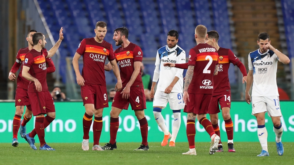Cristante, Dzeko, Roma
