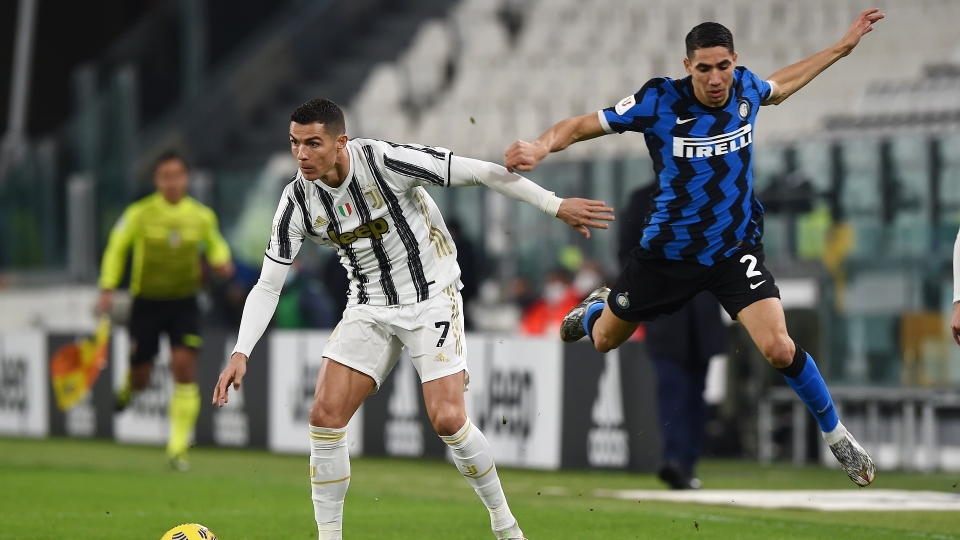 Cristiano Ronaldo - Achraf Hakimi Juventus Inter