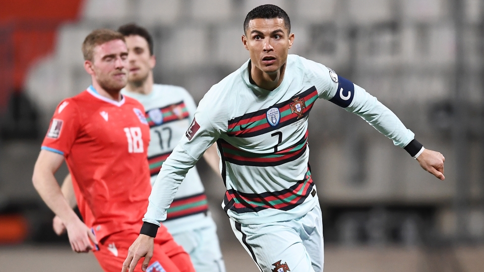 Cristiano Ronaldo Portugal v Luxemburg WC Qualifiers 03302021