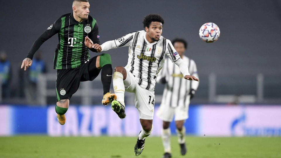 Champions League: Juventus-Ferencvaros 2-1, le foto