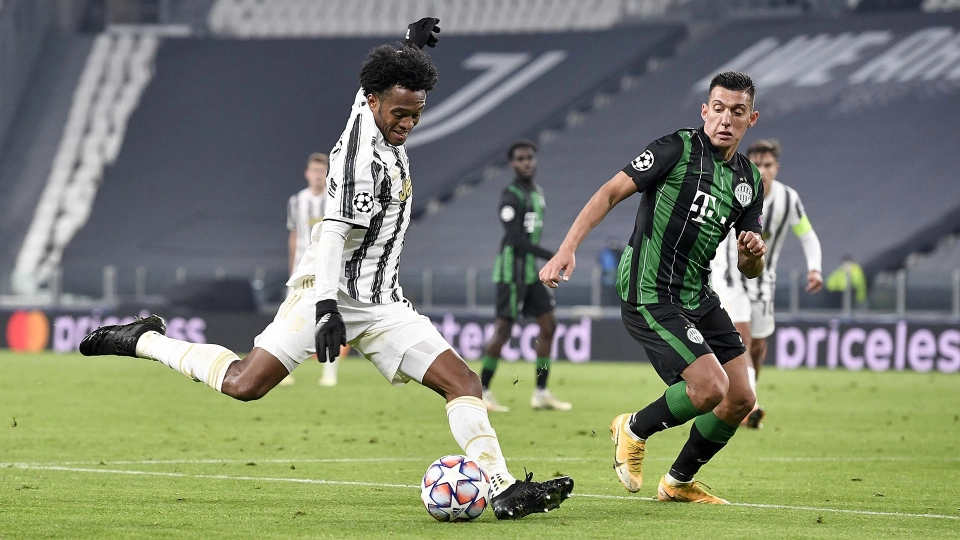 Champions League: Juventus-Ferencvaros 2-1, le foto