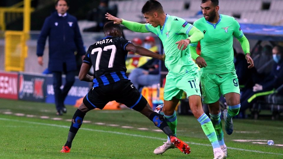Champions League: Le foto di Brugge-Lazio 1-1