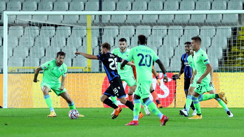 Champions League: Le foto di Brugge-Lazio 1-1