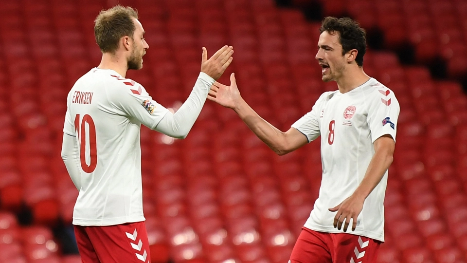 Christian Eriksen Thomas Delaney Denmark 2020