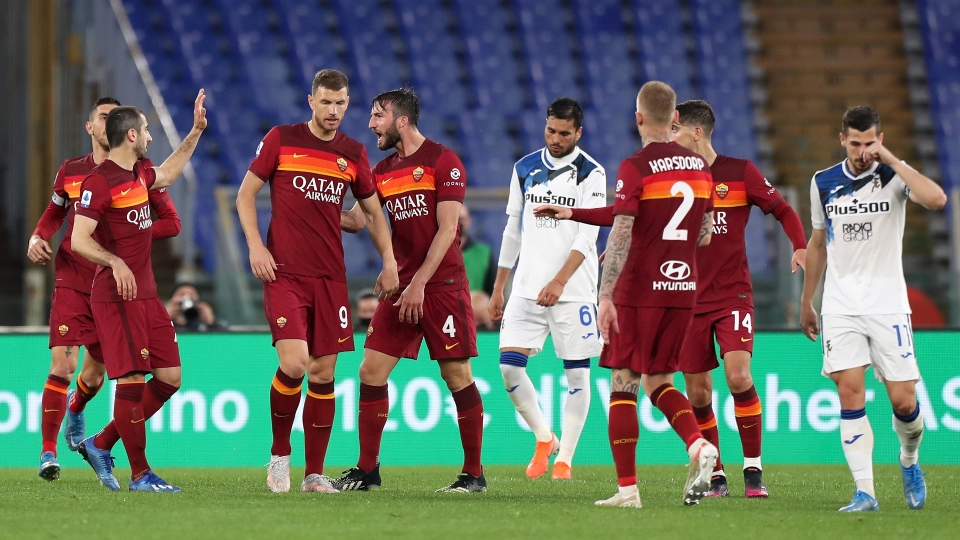 Cristante, Dzeko, Roma