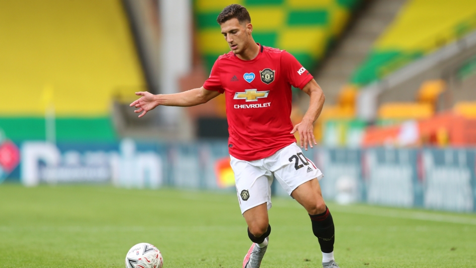 Diogo Dalot Diogo Dalot Norwich City v Manchester United FA Cup Quarterfinal 06272020