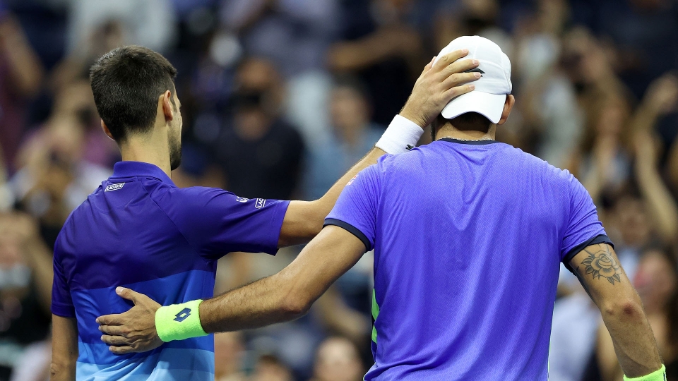 US Open: Djokovic-Berrettini, le foto del match