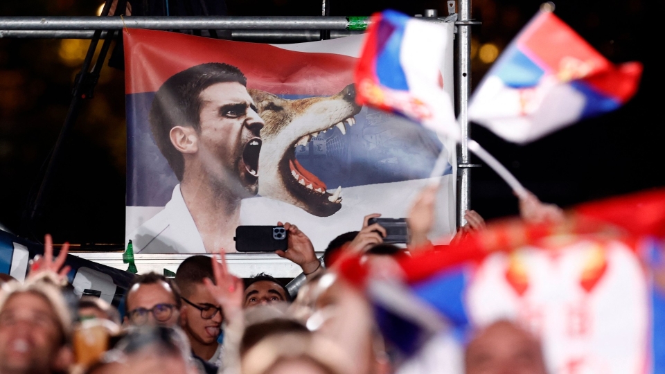 getty images Djokovic fans