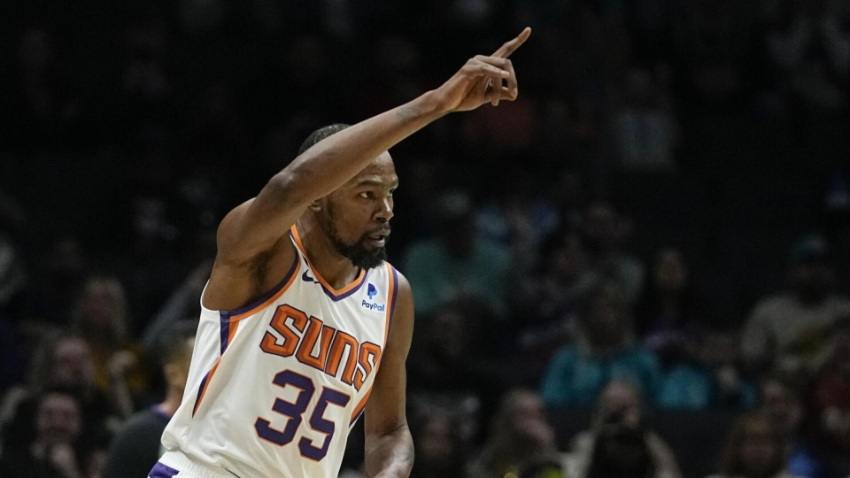 Kevin Durant ha realizzato 39 punti nell\ Kevin Durant
