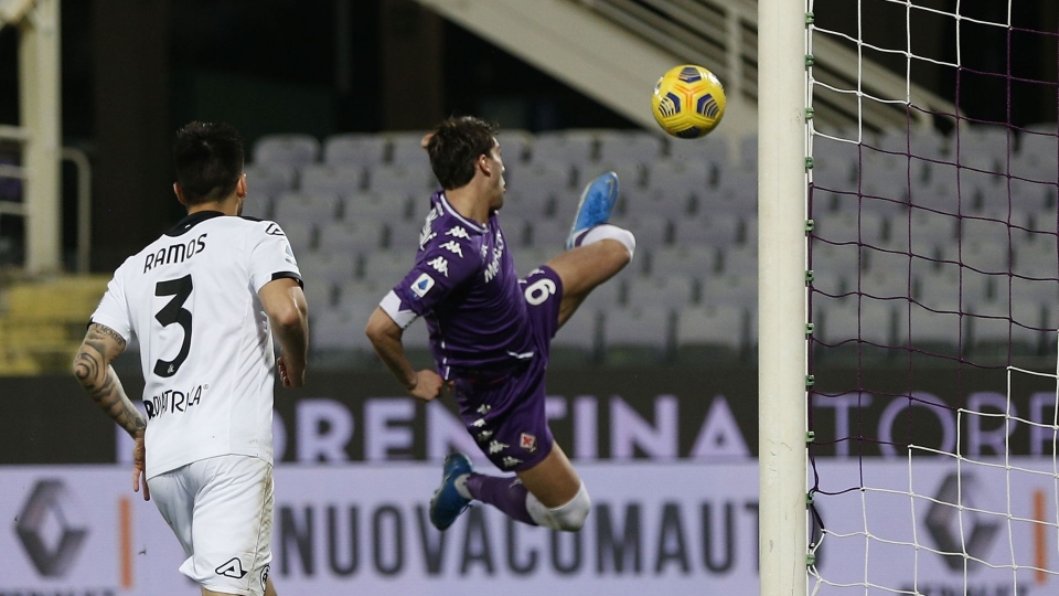 Dusan Vlahovic Fiorentina Spezia Serie A