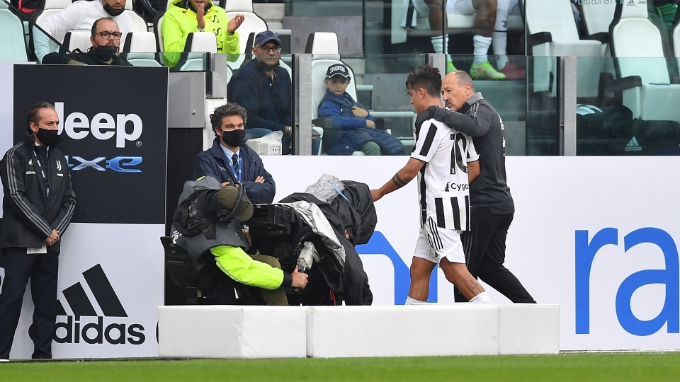 Dybala injured Juventus Sampdoria