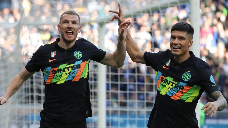 Dzeko e Correa, Inter