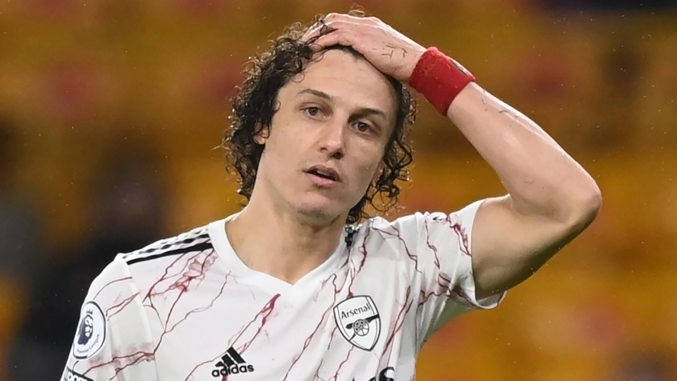 David Luiz Arsenal Wolves Premier League 2020-21