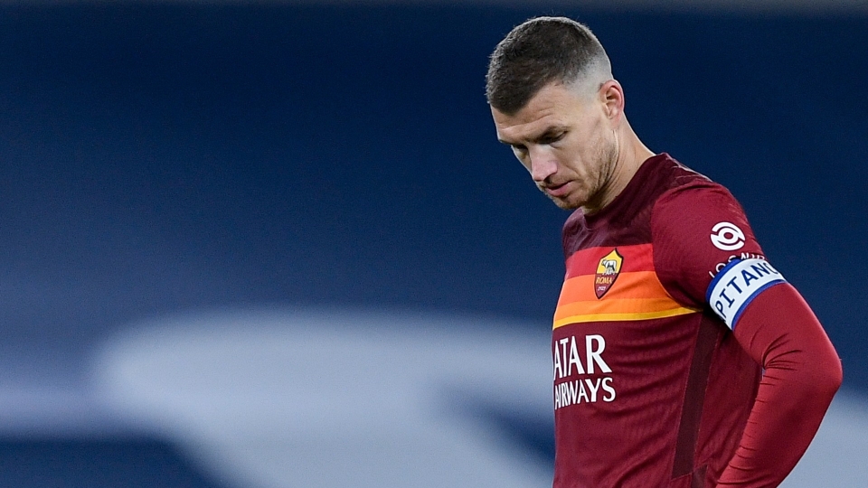 Edin Dzeko, capitano della Roma Edin Dzeko
