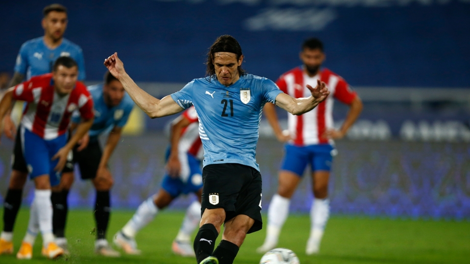 Edinson Cavani Uruguay Paraguay Copa América 2021