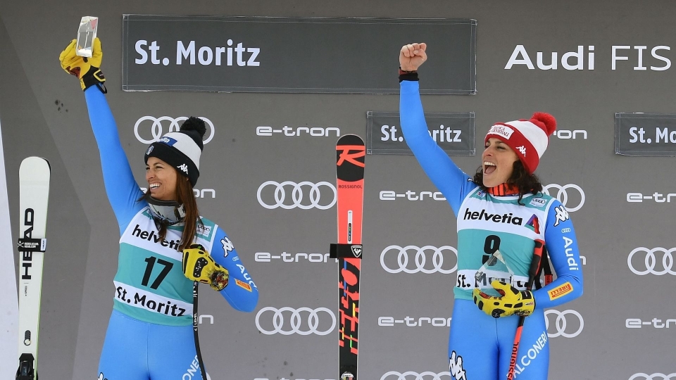 Elena Curtoni e Federica Brignone