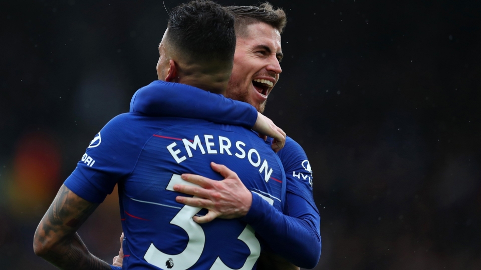 Jorginho ed Emerson come Balotelli e Santon: campioni italiani Emerson Jorginho Chelsea