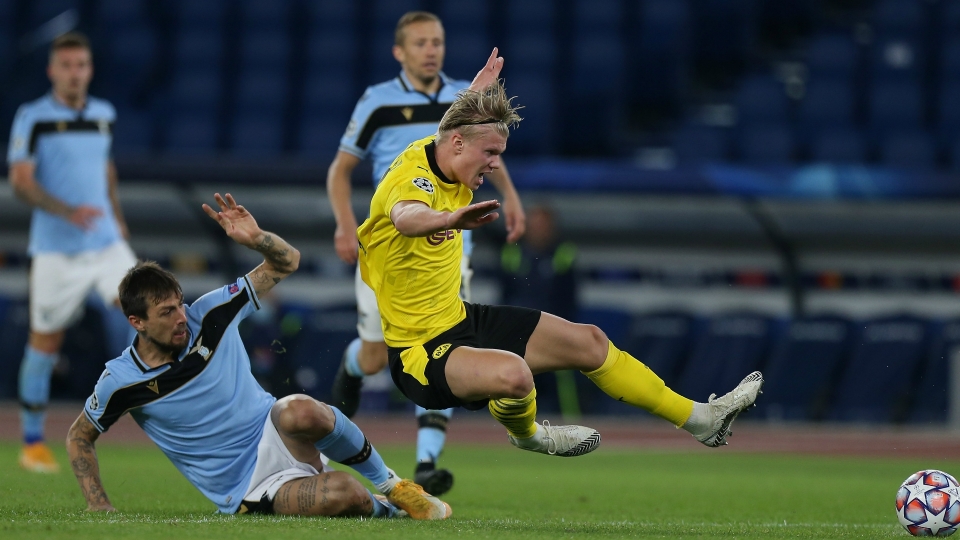 Erling Haaland SS Lazio v Borussia Dortmund Group F UEFA Champions League 10202020