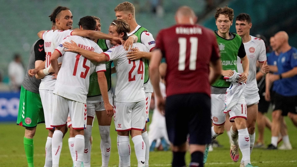 Euro 2020: Danimarca-Repubblica Ceca 2-1, le foto