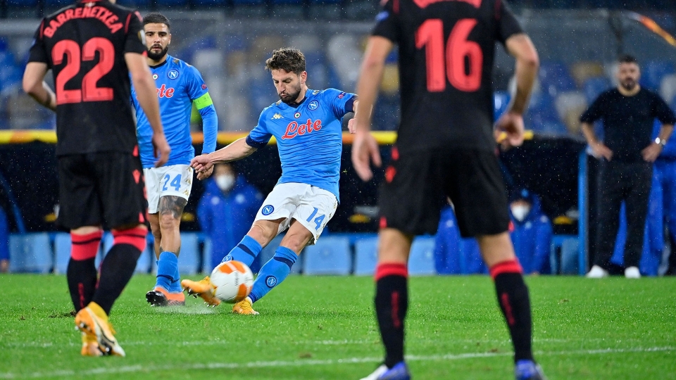 Europa League: Napoli-Real Sociedad 1-1, le foto