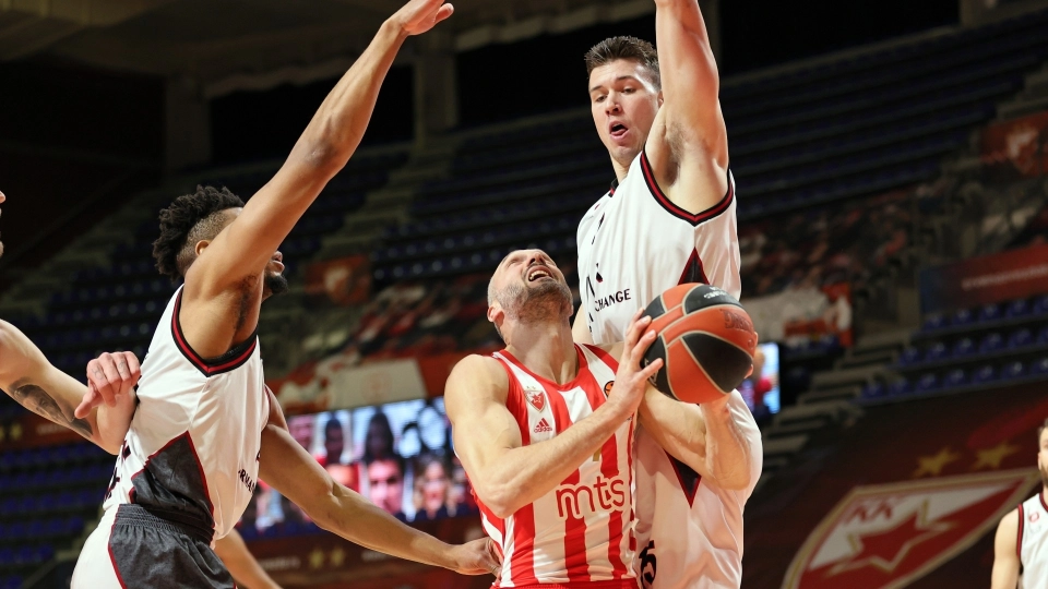 Eurolega: Stella Rossa-Olimpia Milano 72-93, le foto