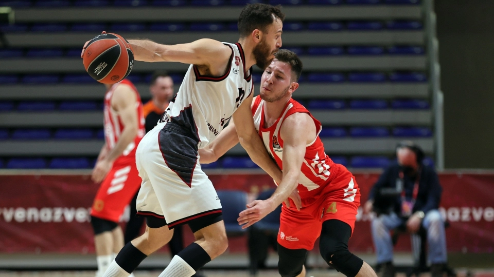 Eurolega: Stella Rossa-Olimpia Milano 72-93, le foto