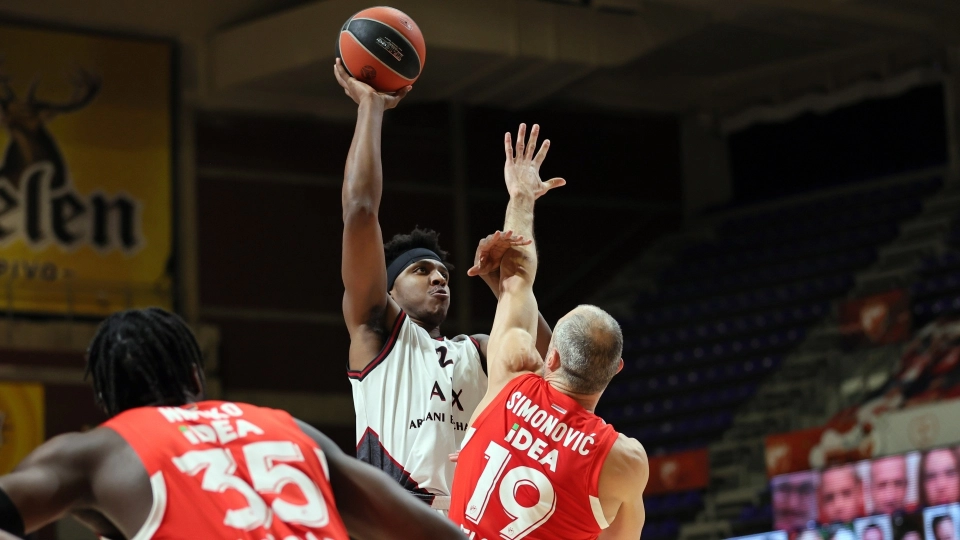 Eurolega: Stella Rossa-Olimpia Milano 72-93, le foto