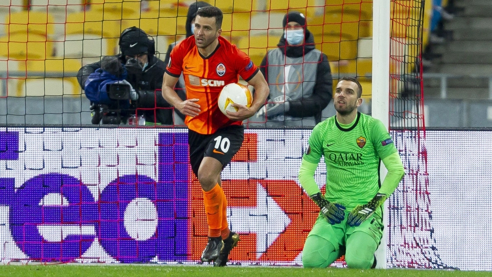 Europa League: Shakhtar Donetsk-Roma 1-2, le foto