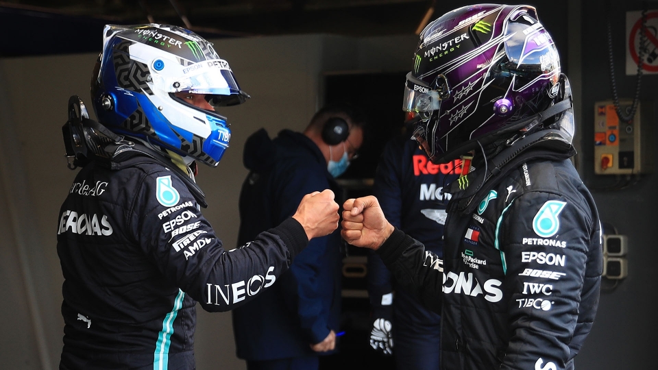 F1: Pole per Bottas, le foto