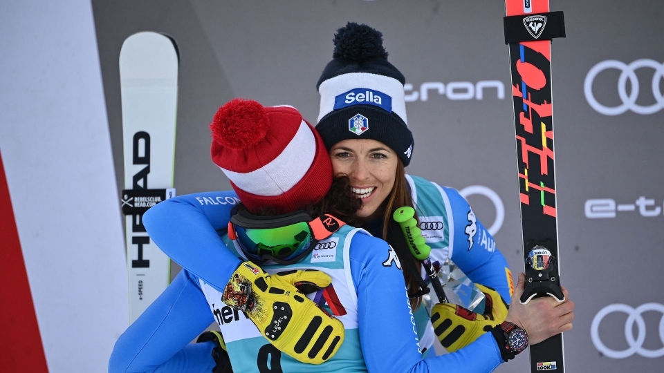 Federica Brignone ed Elena Curtoni