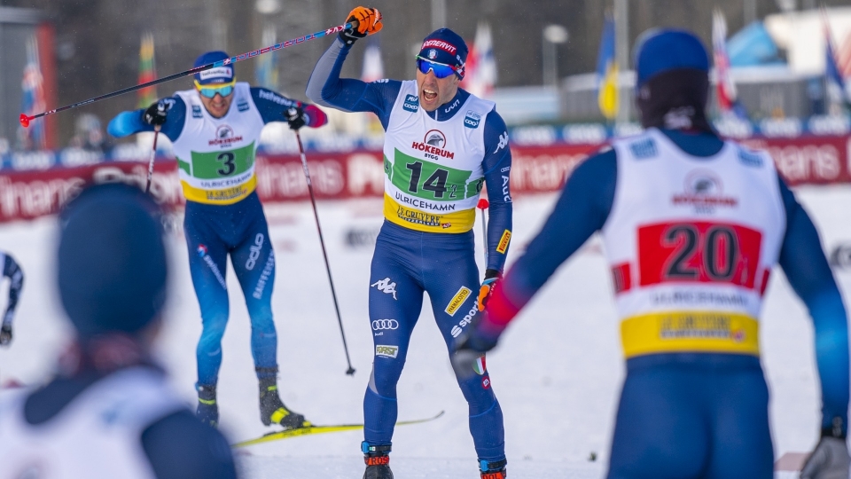 Pellegrino, azzurro dello sci di fondo Federico Pellegrino