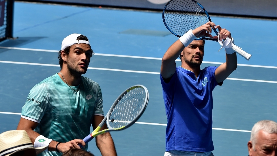 Fognini, Berrettini