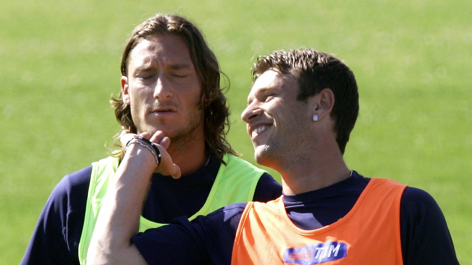 Francesco Totti Antonio Cassano Roma