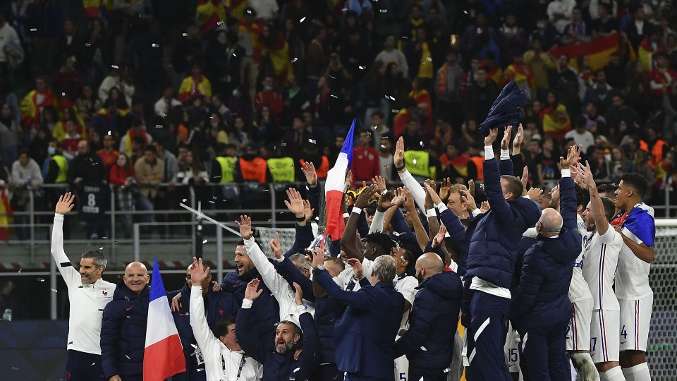 Francia festeggia vittoria Nations League