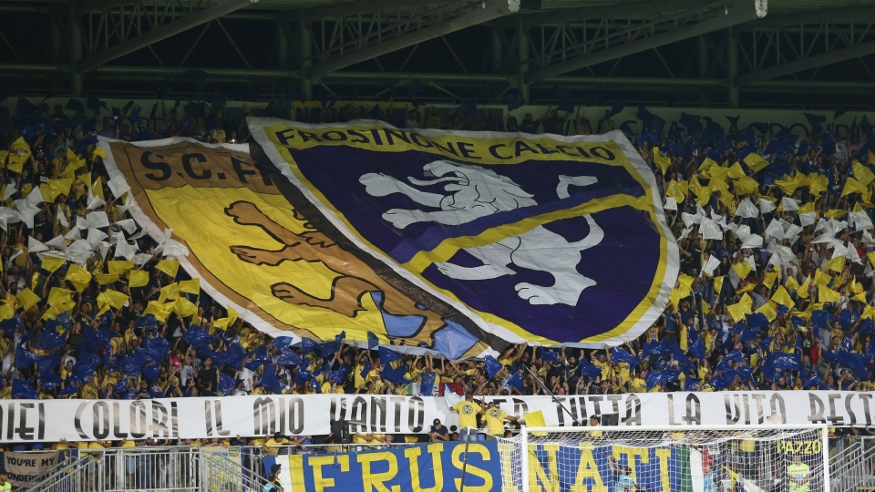 Frosinone fans at Benito Stirpe Stadium 09232018